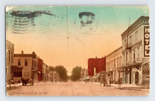 1914. PRINCETON, ILL. NORTH MAIN ST. POSTCARD. 1A38 picture