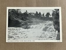 Postcard Antigo WI Wisconsin Dells On Wolf River Vintage PC picture