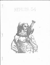 REHUPA - THE ROBERT E. HOWARD APA #54 - 1981 pulp fanzine - Charlie Williams picture