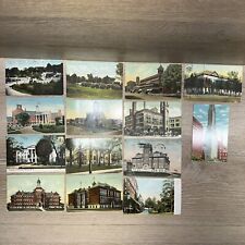 Lot of 14 Vintage Postcards Street Scenes Buildings Central Park New York & More picture