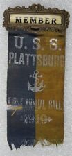 Veteran's Organization - U.S.S. Plattsburg First Annual Ball 1919, WWI picture