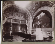 France, Yvelines, Château de Dampierre, Salle des Fêtes, ca.1880, vintage print picture