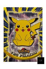 Topps Pokemon Pikachu Card #25 1st Print Blue Label 1999 TV Animation Series NM picture