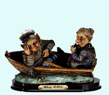 Vintage Rolf Lidberg 's Troll couple in boat Limited edition picture