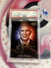 PSA 9 Mike Pence 2016 Leaf Decision CP65 Update Candidate Portraits Slab LOW POP picture