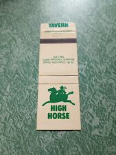 Vintage Matchbook Ephemera Collectible A33 Roswell Georgia High Horse picture