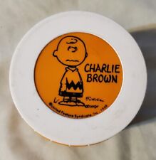 Vintage 1969 Peanuts Charlie Brown Thermos Insulated Jar Cup Canister #1155 picture