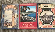 3 Vintage Italian Ricordo Di Venezia Souvenir Books. Napoli. Roma. Rome picture