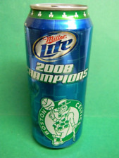 RARE VINTAGE 2008 MILLER LITE BOSTON CELTICS BASKETBALL CHAMPIONS BEER CAN picture