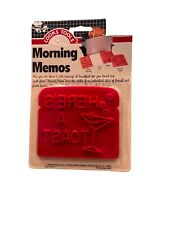 COOKS TOOLS Morning Memos 'Here's a Toast' Bread Stamp picture