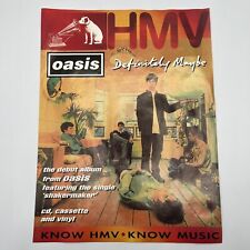 Oasis Definitely Maybe 1994 Vtg UK Promo Print Ad 9