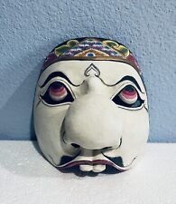 Vintage Topeng Pentul Wooden Half-mask Javanese Mask picture