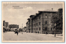 1919 Scene at Darmstadt Infantry Barracks Germany Antique Posted Postcard picture