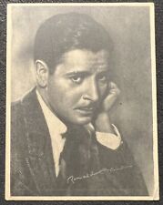 1920s W628 KASHIN MOTION PICTURE STARS LARGE RONALD COLMAN CARD G+ picture