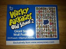 2011 TOPPS WACKY PACKAGES OLD SCHOOL 2 P.O.P. AD SHEET FLYER SATIRE SHREDS SOCIE picture