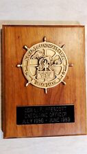 Naval Training Station Great Lakes Haning Plaque picture