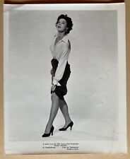 Hollywood sexy risqué pinup photo leggy actress Rita Gam in “Night People” 1954 picture