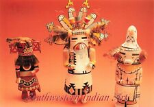 Southwestern Indian Art Hopi Kachinas Vintage Art Postcard Unposted picture