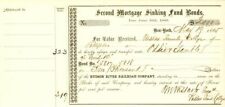 Hudson River Railroad Co. signed by Matthew Vassar Jr. - Stock Certificate - Aut picture