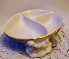 NEW Lenox Lazy Lambs Divided Bowl. picture