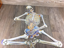 Halloween Skeleton Jointed Die Cut 33” Tall Amscan  picture