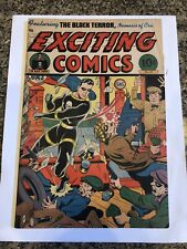Exciting Comics #44 (1946)-Black Terror-SCHOMBURG Better Comics-Golden-Age picture