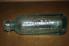 Vintage Blue Wilber Bottling Works - Wilber Nebraska Embossed Soda Pop Bottle picture