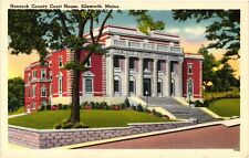 Vintage Postcard- HANCOCK COUNTY COURT HOUSE, ELLSWORTH, ME. picture