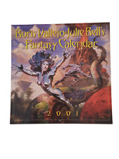 Boris Vallejo & Julie Bell’s Fantasy Calendar 2001 Unused Clean See Pictures HTF picture