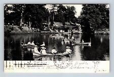 Richmond IN, Glen Miller Park, View, Indiana, Vintage Postcard picture