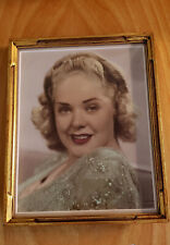 1930-40s Actress Alice Faye Vintage Hand Tinted Hand Colored Portrait Photograph picture