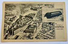 Aerial View of Goodyear Headquarters Akron, OH Vintage Postcard C1930 picture