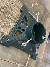 Cast Iron Green Christmas Tree Stand Vintage John Wright LL BEAN Made in USA picture