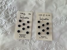 LaPetite Buttons Black 1/4