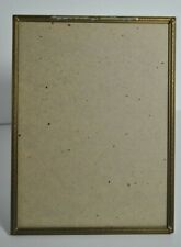 Antique Gold Tone Picture Frame No Glass Holds Photo 7 1/2 x 10  picture
