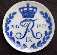 Royal Copenhagen 1947-1972 Commemorative Plate -- 7 1/8
