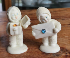Snowbabies Department 56 Extra Special Delivery AND A Gift For You PAIR picture