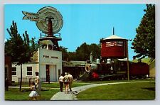 Pioneer Village, Windmill & Water Tower Depot, Near Kearney NE VINTAGE Postcard picture