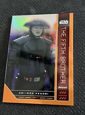 Star Wars Topps Finest 2023 The Fifth Brother /25 Orange Refractor picture