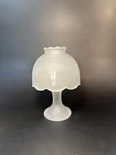 Vintage Westmorland Small White Frosted Fairy Lamp picture