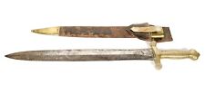 Antique French Model 1831 Infantry Glaive with Scabbard Sword picture