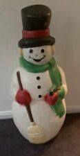 Vintage Empire Frosty the Snowman  Blow Mold Lighted Christmas 40