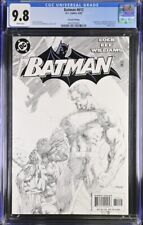 BATMAN #612 2nd Print CGC 9.8 SKETCH COVER SUPERMAN HUSH DC COMICS JIM LEE picture