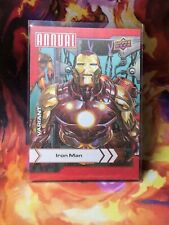 2022-23 Upper Deck Marvel Annual Canvas Variant IRON MAN #42 New NM Rare HTF picture