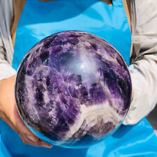 8.93LB Natural dream amethyst sphere Quartz crystal ball healing decor gift picture