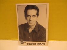 Booksmith Author Trading Card #630 JONATHAN LETHEM 2003 for FORTRESS OF SOLITUDE picture