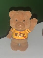 M&M Peanut Miniature Flocked Bear Figure - Vintage 1987  Brand new picture
