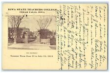 1914 Iowa State Teachers College Exterior Cedar Falls Iowa IA Posted Postcard picture