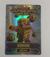 Minecraft Dungeons Arcade Series 3 (#103 Hero: Darian) FOIL Card picture