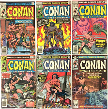 CONAN the BARBARIAN LOT Marvel Comics 80 88 89 91 100 119 Bronze Age Newsstand picture
